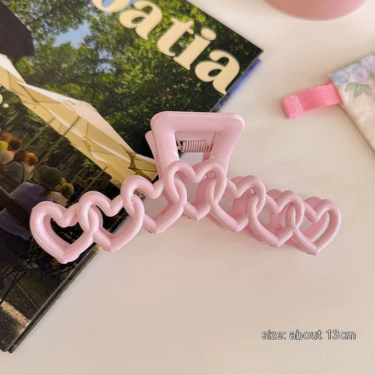 Heart-Shaped Hair Clip