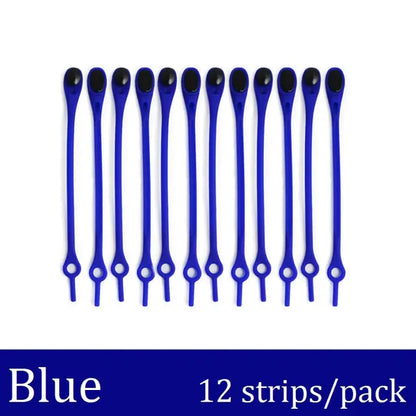 Elastic Silicone No-Tie Shoelaces for Kids and Adults