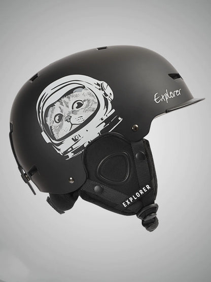 Integrated Snow Goggles with Crash Helmet for Adults