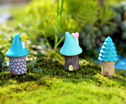 Miniature Landscape Resin Craft - Cartoon Treehouse Decor