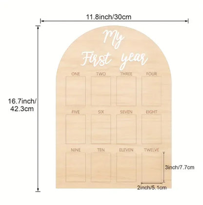 Wooden Newborn Memory Photo Frame