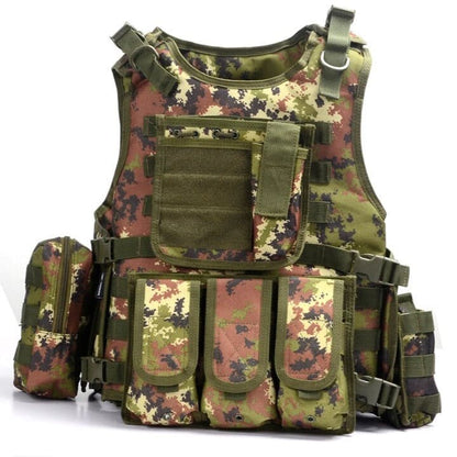 Camouflage Body Armor Army Molle police bulletproof Wear-10