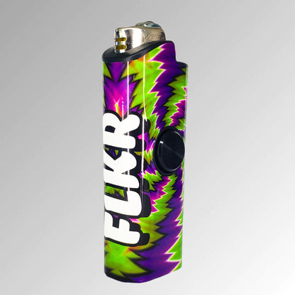 FLKR LYTR® Amazon Prime Must Have Fidget Spinner Lighter Case "Trippy" for Bic® Lighter Case - $11.99