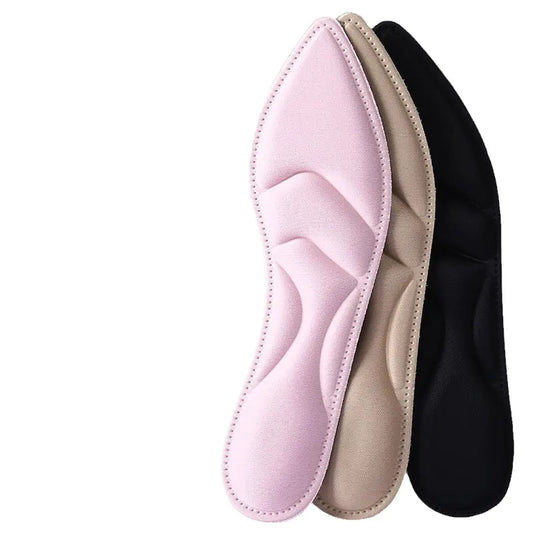 4D Women's High Heel Insoles - Soft, Breathable, Ultra-thin