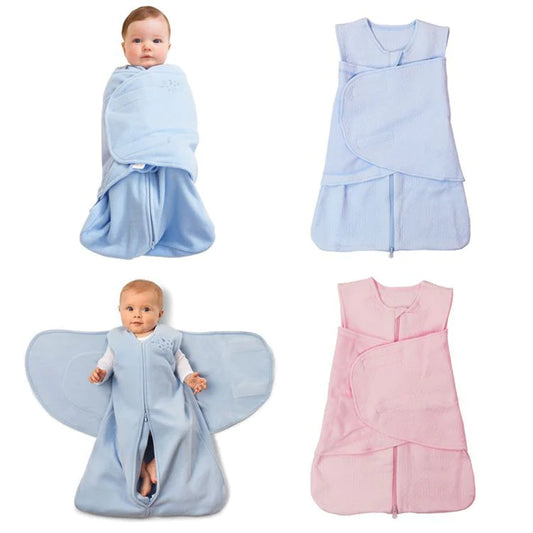 Breathable Knitted Baby Wings Swaddle Sleeping Bag