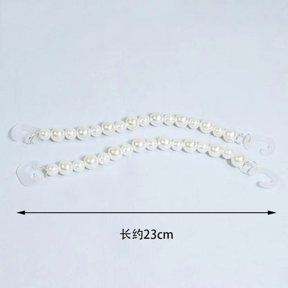 New Cross-Border Garden Shoes with Pearl Chain Accessories