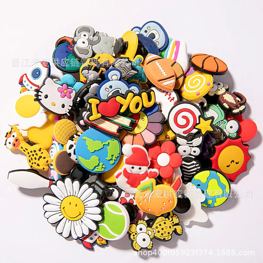 3D Cartoon Shoe Charms for Clogs (Assorted Styles)