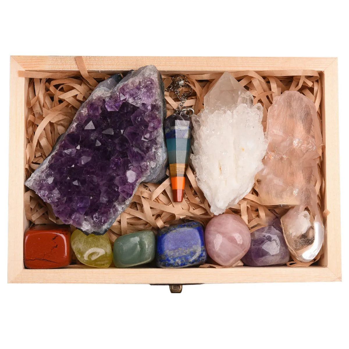 Amethyst Crystal Healing Gift Box