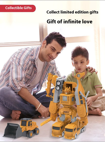 Magnetic Transforming Construction Toy for Kids