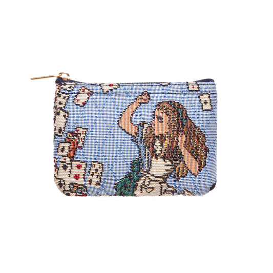 Alice in Wonderland Nothing but Cards - Zip Coin Purse-0