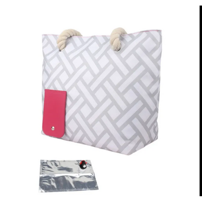 Insulated Portable Picnic Bag With Hidden Compartment