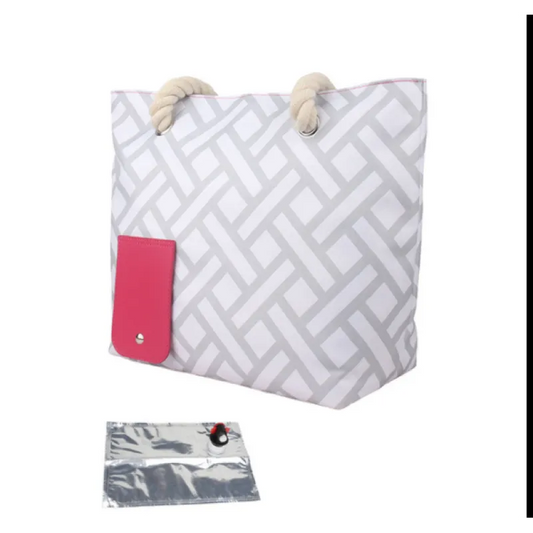 Insulated Portable Picnic Bag With Hidden Compartment