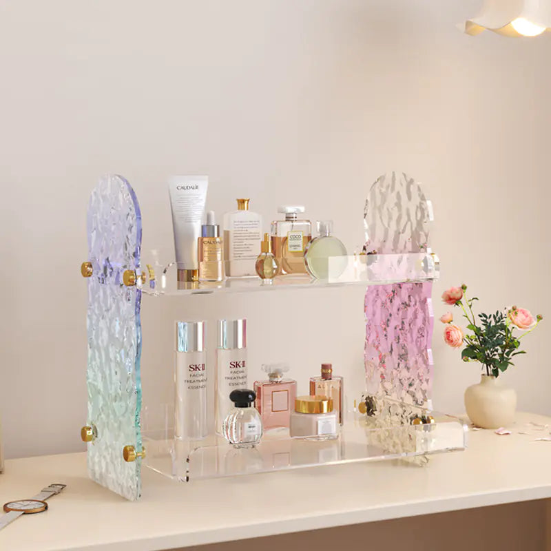 Colorful Acrylic Cup Holder and Organizer for Cosmetics