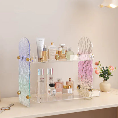 Colorful Acrylic Cup Holder and Organizer for Cosmetics