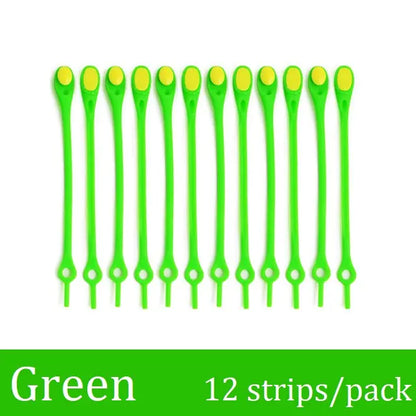 Elastic Silicone No-Tie Shoelaces for Kids and Adults