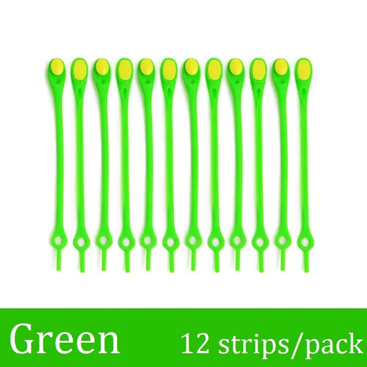 Elastic Silicone No-Tie Shoelaces for Kids and Adults