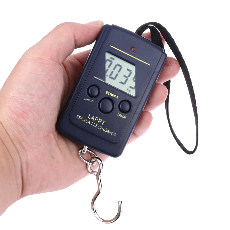 Portable 40KG Luggage Scale with Hook for Fishing