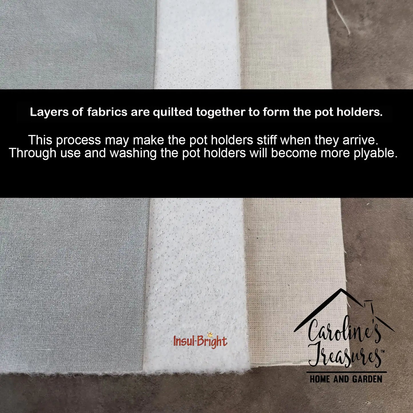 J Mac Oyster Pair of Pot Holders