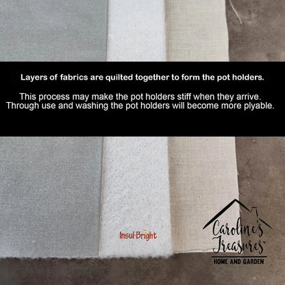 J Mac Oyster Pair of Pot Holders