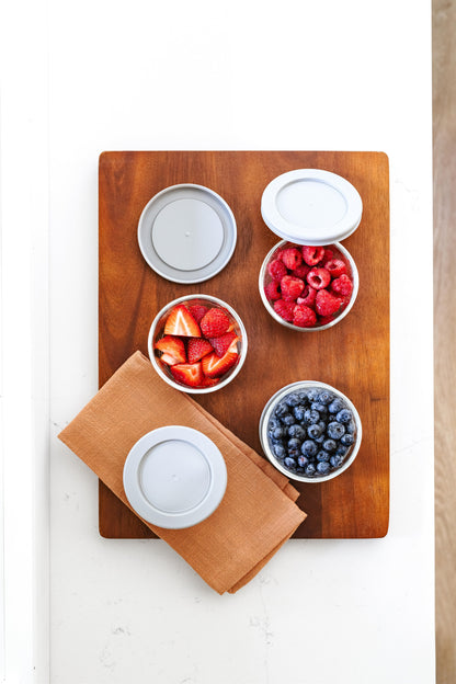 Glass Food Storage Containers - 8 Piece 1 Cup Set (4 Containers + 4 Lids)-3