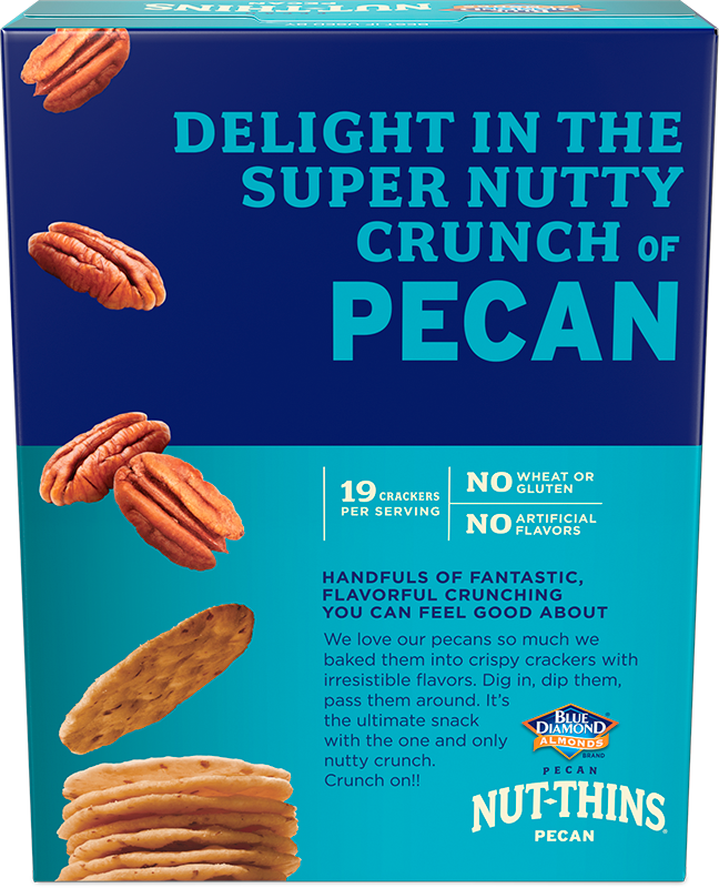 Blue Diamond Pecan Nut Thin Crackers (12x4.25 Oz)-1
