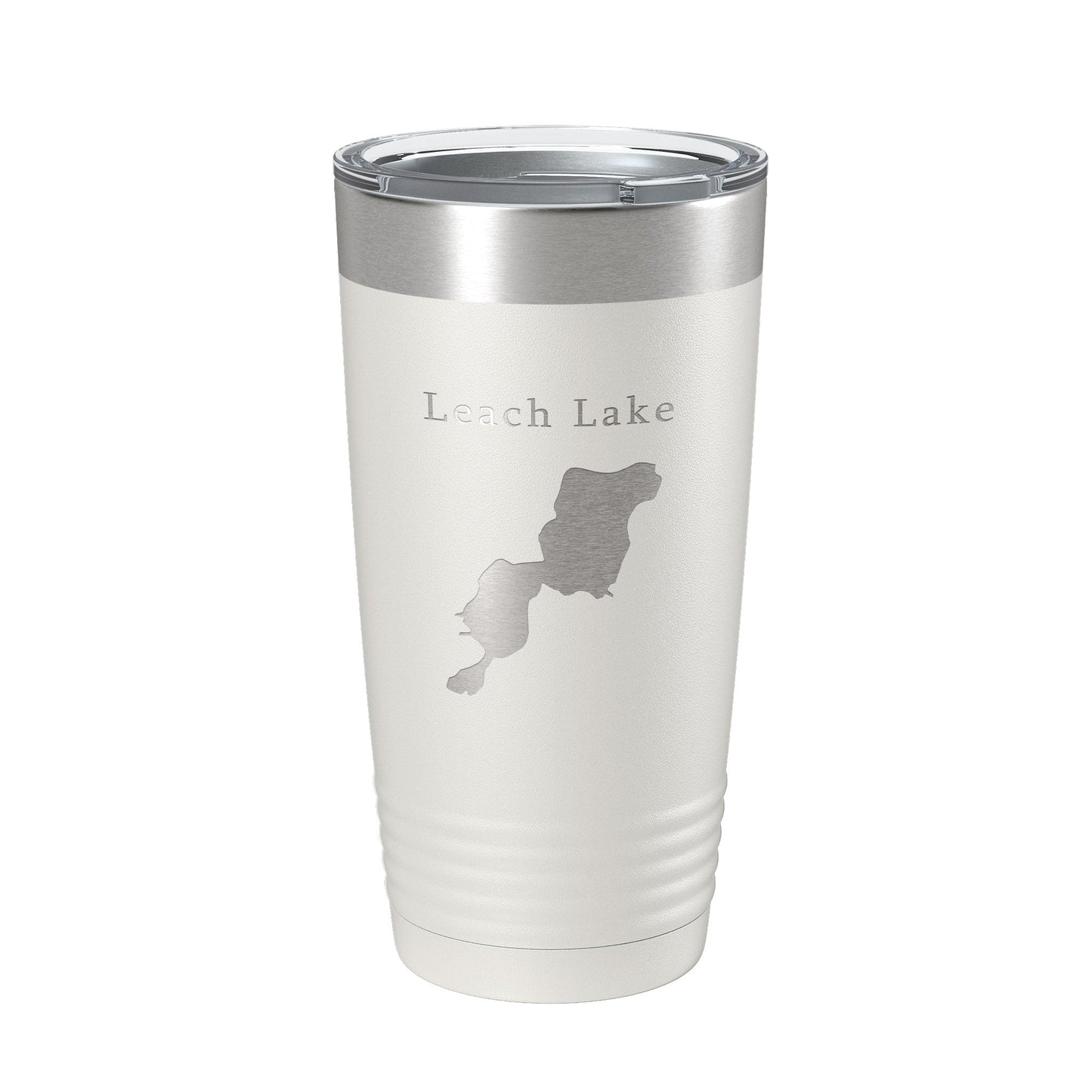 Leach Lake Map Tumbler Travel Mug Insulated Laser Engraved Coffee Cup Michigan 20 oz-7
