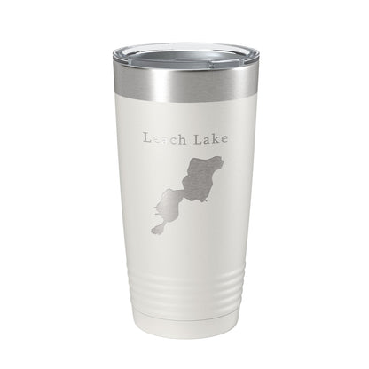 Leach Lake Map Tumbler Travel Mug Insulated Laser Engraved Coffee Cup Michigan 20 oz-7