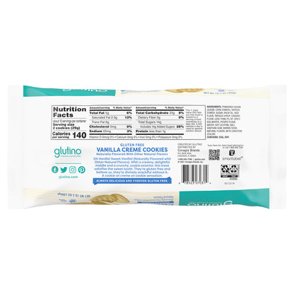 Glutino Vanilla Creme Cookies (12x10.6 Oz)-3