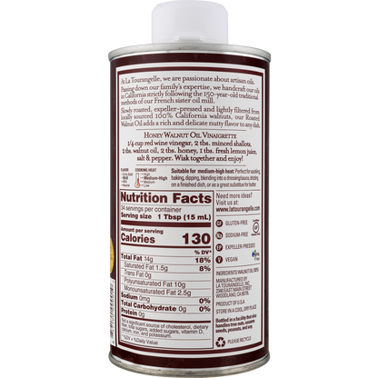 La Tourangelle Roasted Walnut Oil (6x500ML )-4