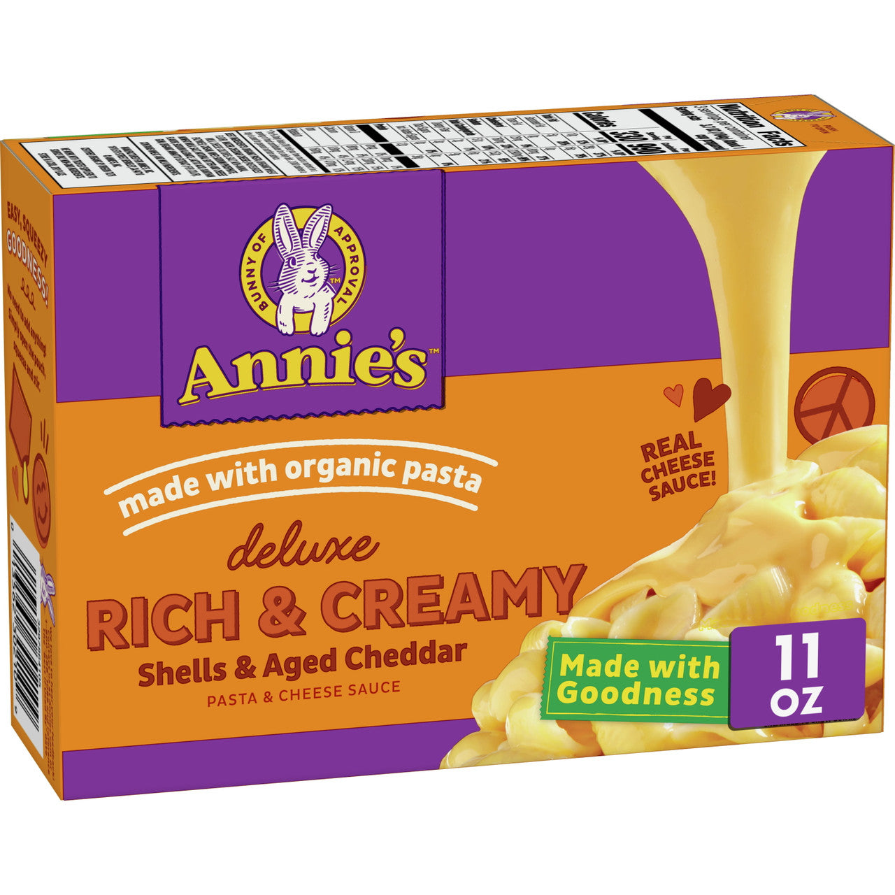 Annie's Deluxe Shells & Aged Wisconsin Cheddar (12x11 Oz)-1