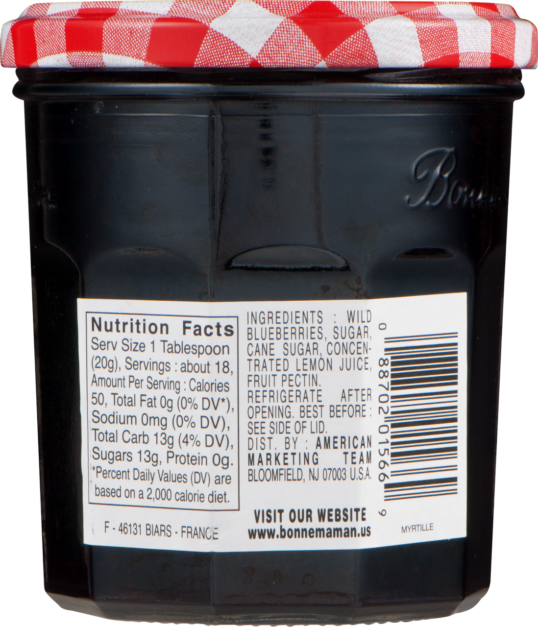 Bonne Maman Wild Blueberry Preserves (6x13Oz)-4