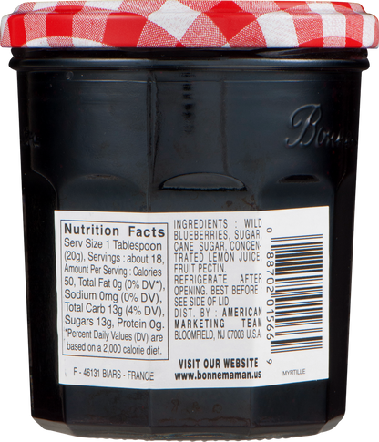 Bonne Maman Wild Blueberry Preserves (6x13Oz)-4