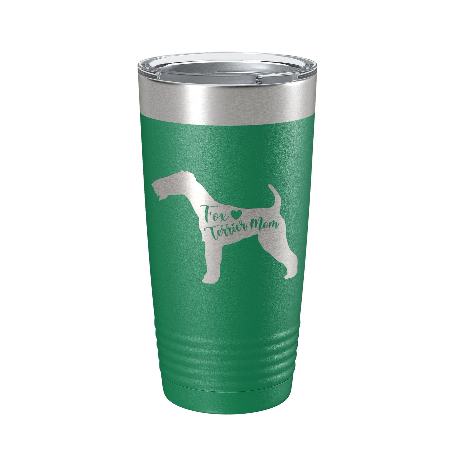 Fox Terrier Mom Tumbler Dog Travel Mug Gift Insulated Laser Engraved Coffee Cup 20 oz-9