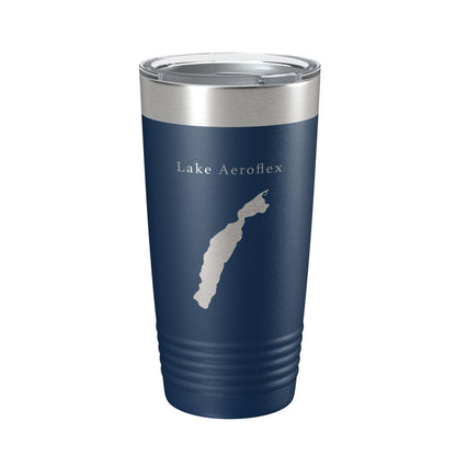 Lake Aeroflex Map Tumbler Travel Mug Insulated Laser Engraved Coffee Cup New Jersey 20 oz-2
