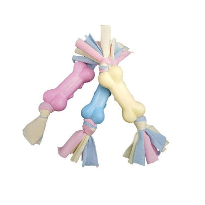 Molar Pawz - Interactive Dog Bone Cotton Cloth Strips For Stress Relief And Teeth Cleaning-3