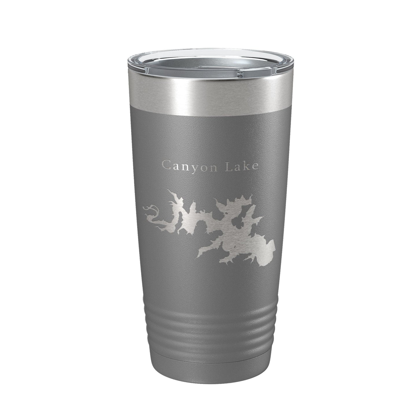 Canyon Lake Map Tumbler Travel Mug Insulated Laser Engraved Coffee Cup Texas 20 oz-16