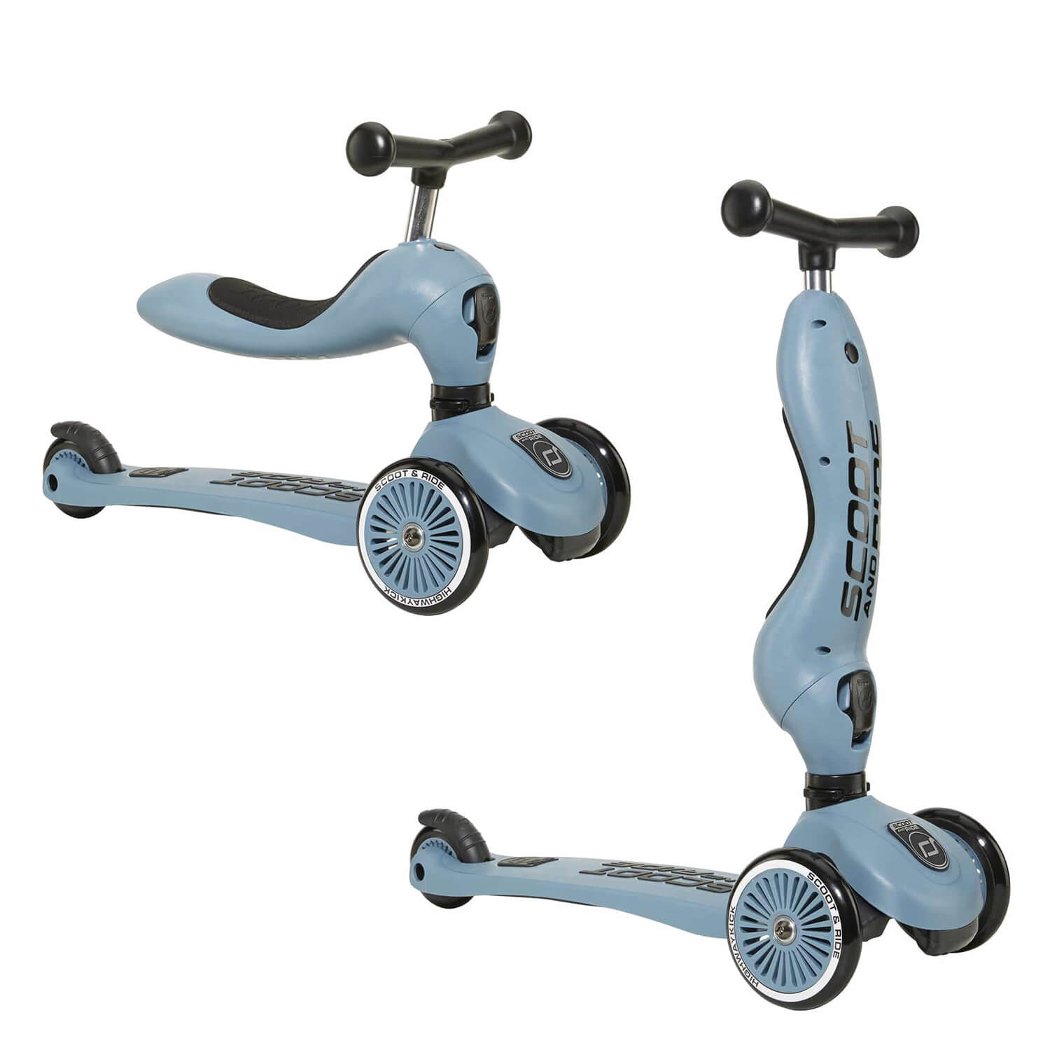 Hulajnoga Scoot and Ride Highwaykick 1 Srebrny (96271) (96271)-0