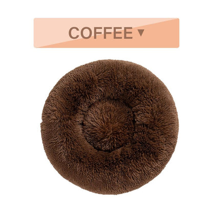 The Snugglepaws Plush Donut Pet Bed: Luxuriously Cozy Haven For Dogs And Cats-21