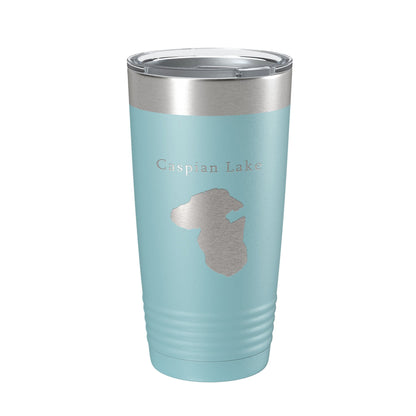 Caspian Lake Map Tumbler Travel Mug Insulated Laser Engraved Coffee Cup Vermont 20 oz-13
