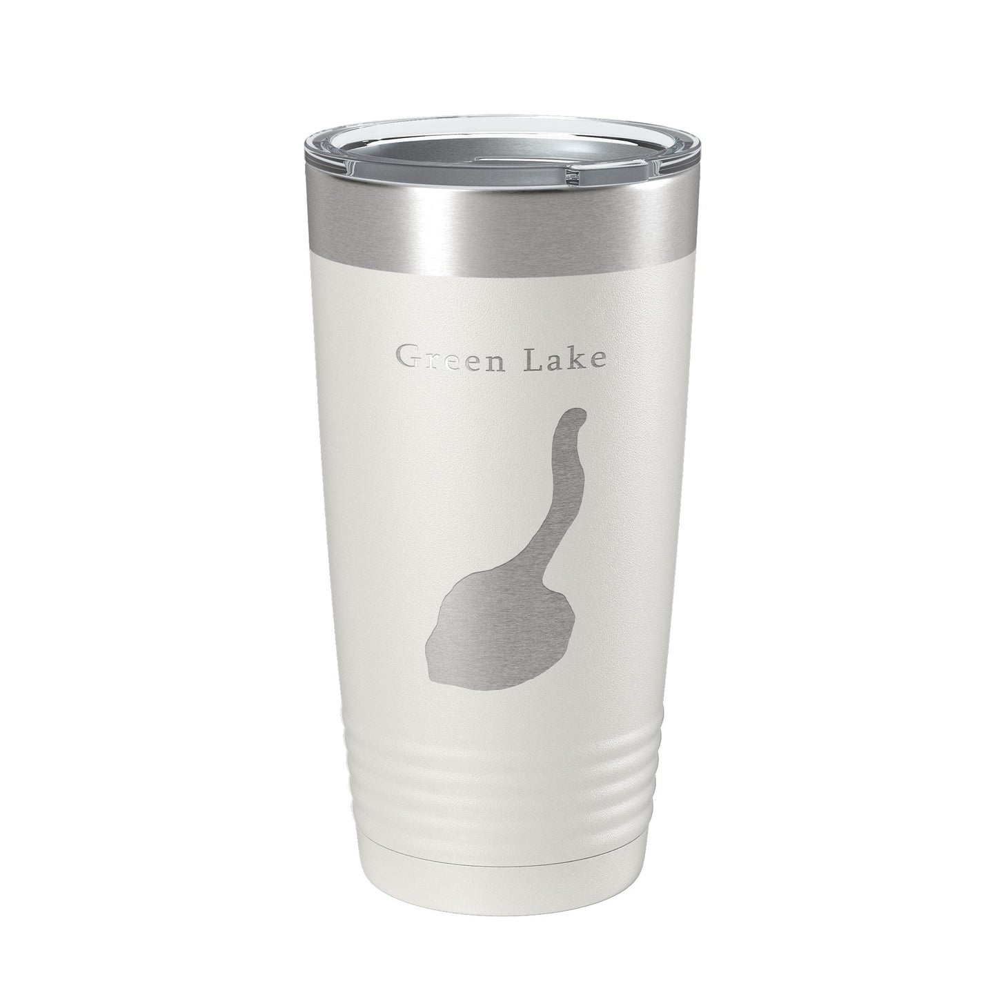 Green Lake Map Tumbler Travel Mug Insulated Laser Engraved Coffee Cup New York 20 oz-7