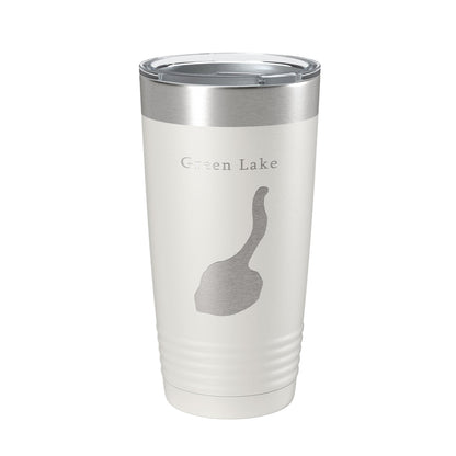 Green Lake Map Tumbler Travel Mug Insulated Laser Engraved Coffee Cup New York 20 oz-7