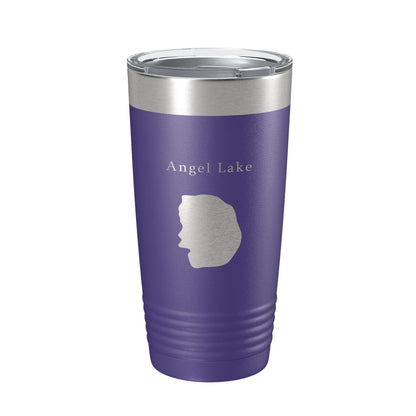 Angel Lake Map Tumbler Travel Mug Insulated Laser Engraved Coffee Cup Nevada 20 oz-15