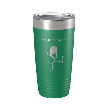 Dunns Lake Map Tumbler Travel Mug Insulated Laser Engraved Coffee Cup Illinois 20 oz-9