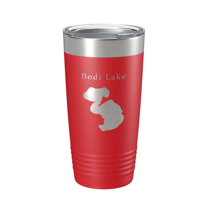 Bodi Lake Map Tumbler Travel Mug Insulated Laser Engraved Coffee Cup Michigan 20 oz-10