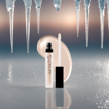 DISURI Beauty Shimmer Lip Gloss - Ice Queen-2