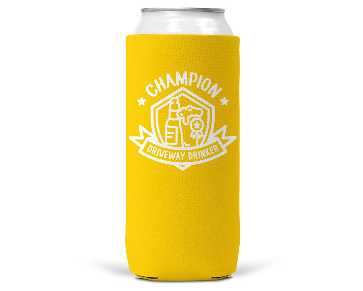 Champion Driveway Drinker SLIM CAN Coozie / Koozie Slim Can-3