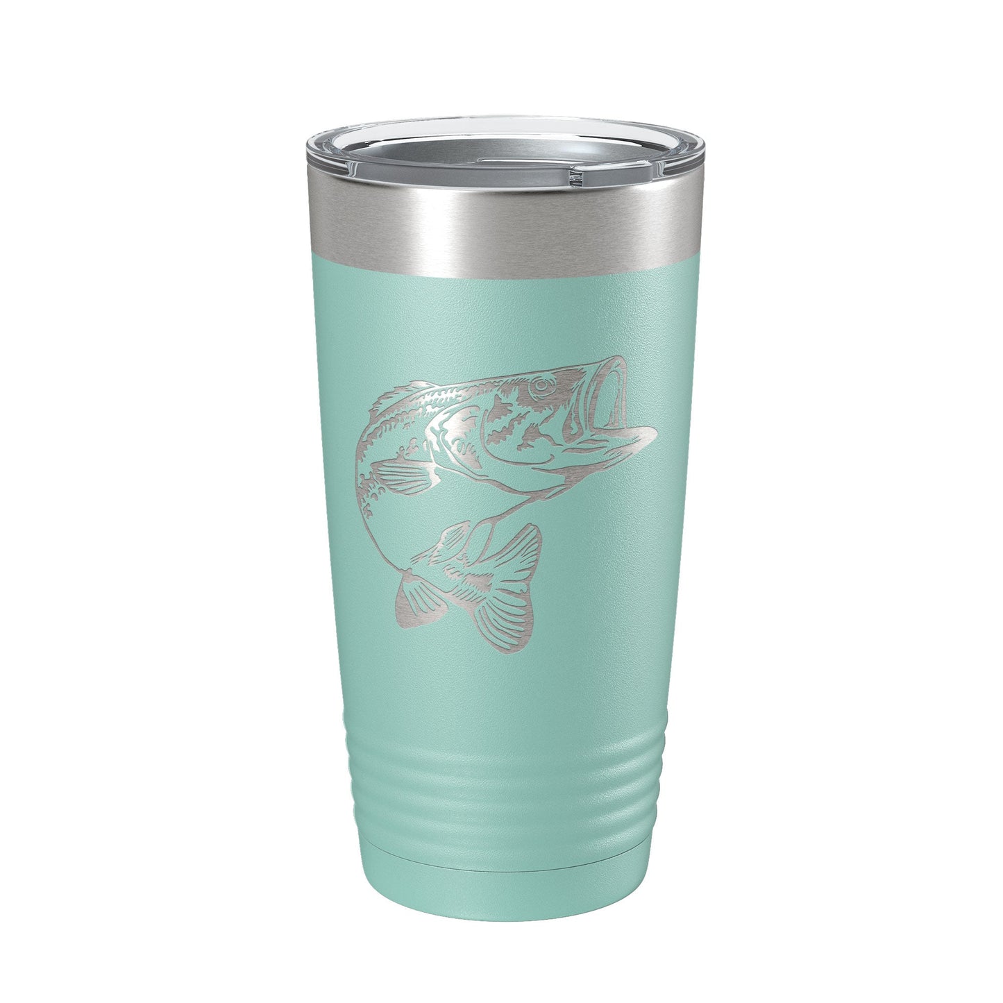 Bass Fishing Tumbler Angler Travel Mug Insulated Laser Engraved Coffee Cup Gift 20 oz-12