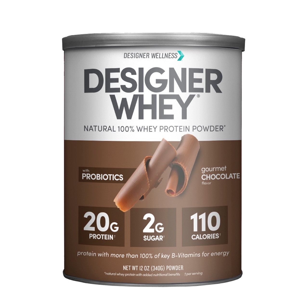 Designer Whey Grmt Chocolate Protein Powder (1x12OZ )-0