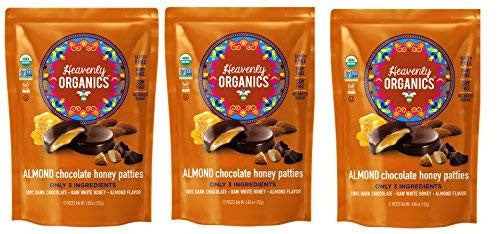 Heavenly Organics Almond Chocolate Honey Patties  (6x4.66 OZ)-1