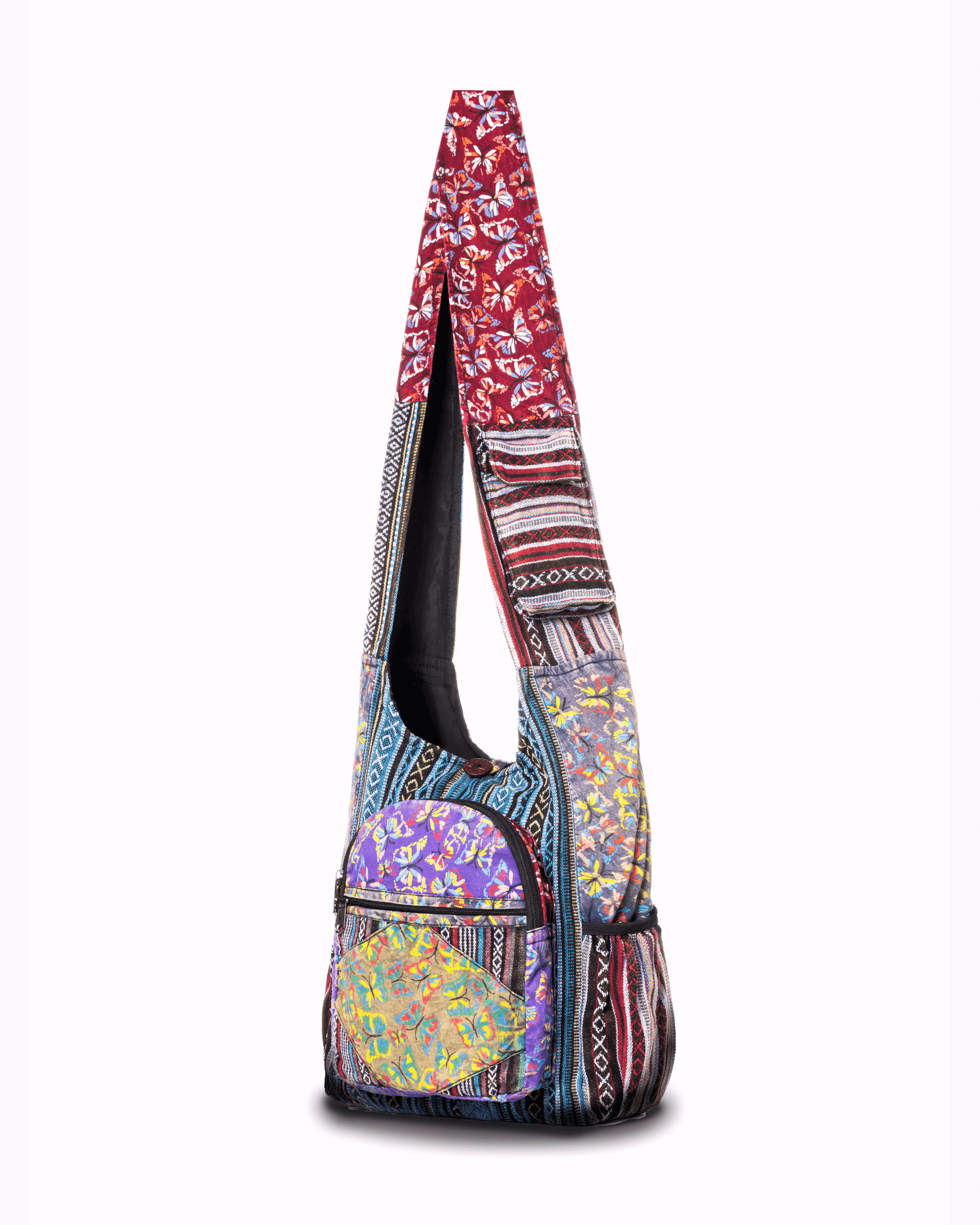 Kathmandu Collection Butterfly Design Hobo Bag-1